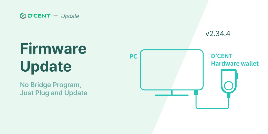 D'CENT Firmware Update v2.34.4 – Now Easier Than Ever!