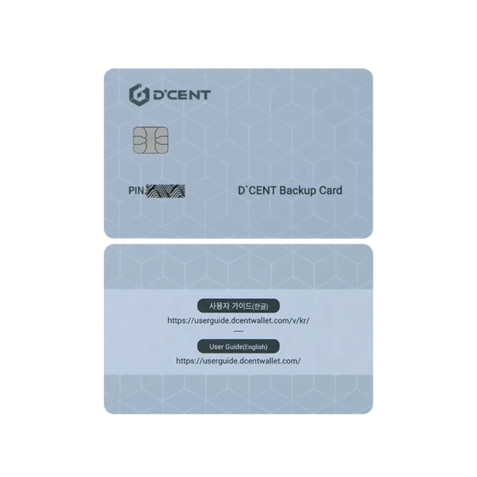 Backup Card - Only works with D'CENT Card Wallet