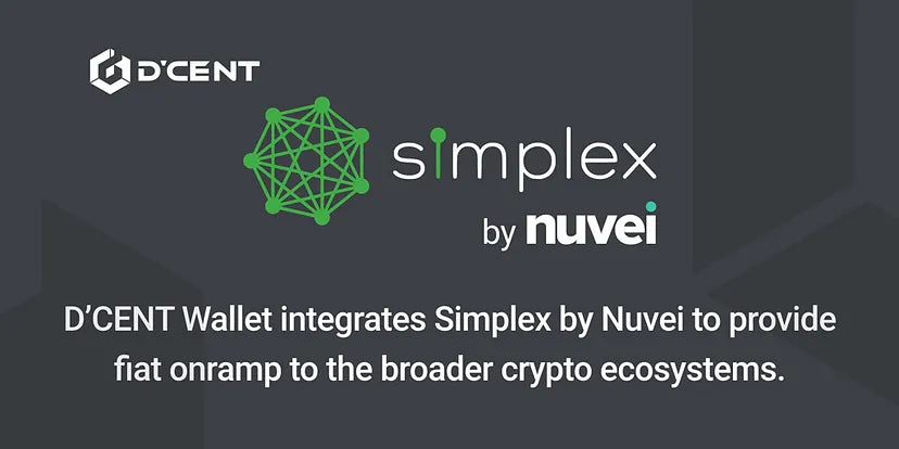 D’CENT Wallet integrates Simplex by Nuvei to provide fiat onramp to the broader crypto ecosystems.