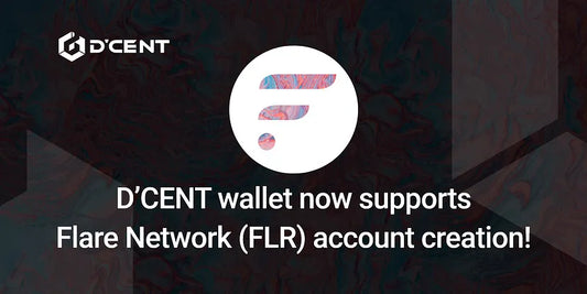 D’CENT wallet now supports Flare Network (FLR) account creation!