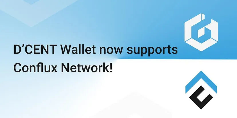 D’CENT Wallet now supports Conflux Network!