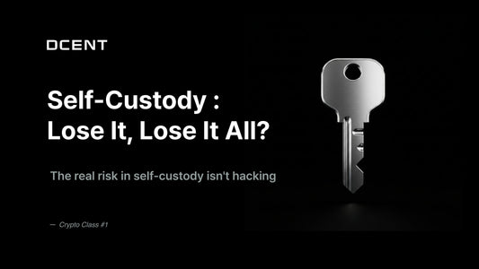 [Crypto Class 1] Self-Custody: Lose It, Lose It All?