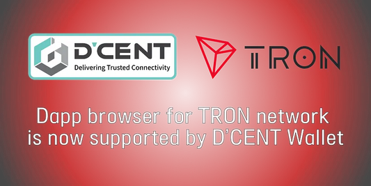 D’CENT Wallet Discovery Tab now supports access to TRON network.