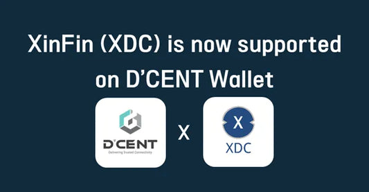 XinFin (XDC) is now supported on D’CENT Wallet.