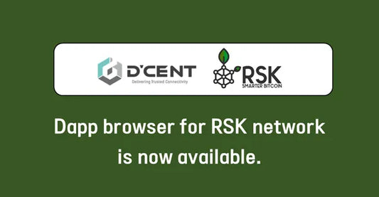 D’CENT Wallet now supports accessing dApps on the RSK network