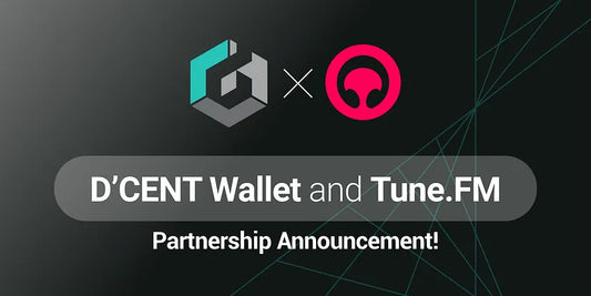 D’CENT Wallet is now integrated with Tune.FM to support JAM Token.