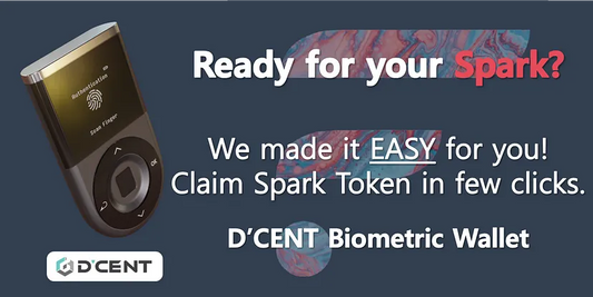 D’CENT wallet provides the most easy method of claiming Spark Token.