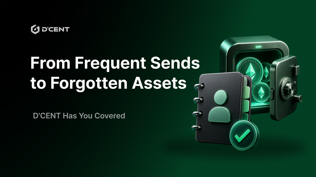 From Frequent Sends to Forgotten Assets — D'CENT Has You Covered