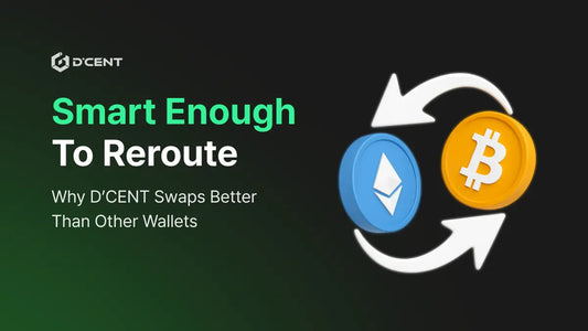 Smart Enough to Reroute: Why D’CENT Swaps Better Than Other Wallets