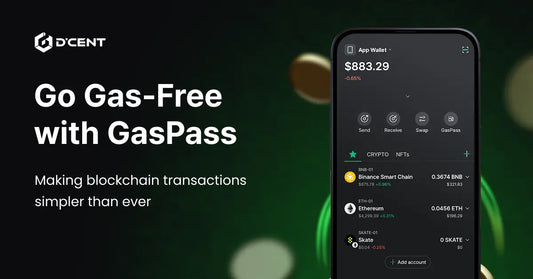 D’CENT Wallet Launches GasPass: Gas-Free Digital Asset Transactions
