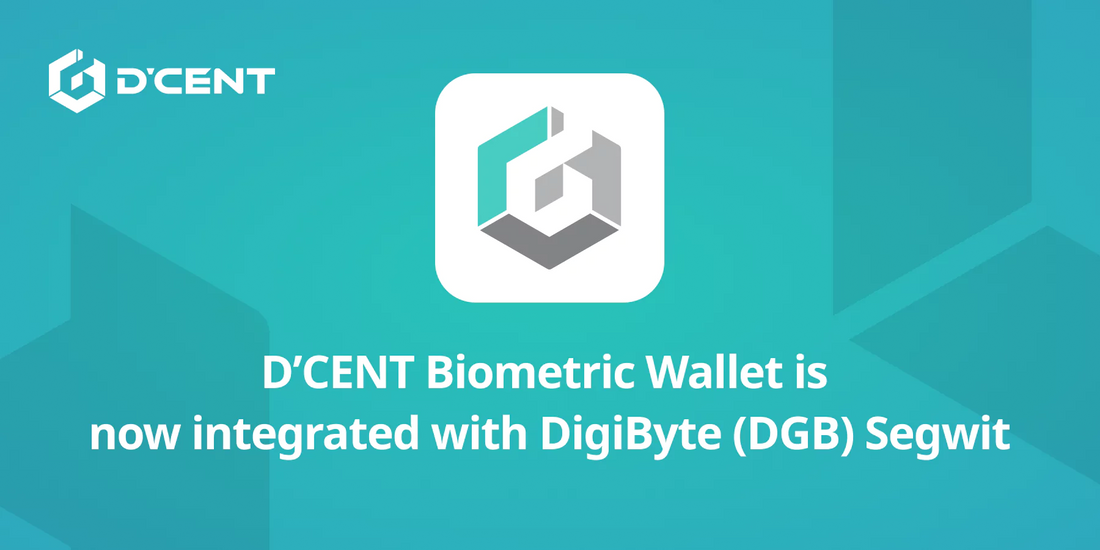 D'CENT Wallet Now Supports DigiByte SegWit (bech32) for Lower Transaction Fees!