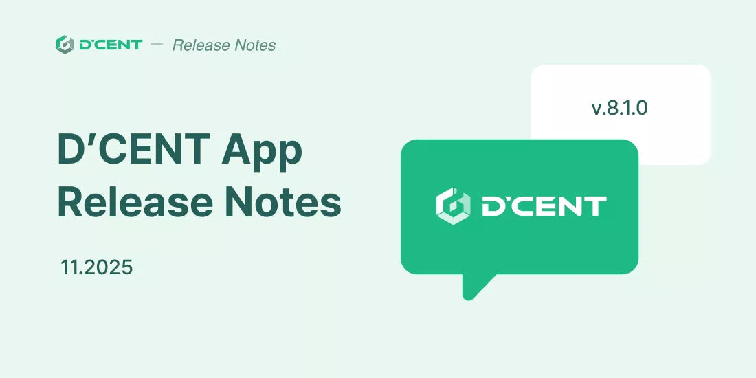 D’CENT Wallet v8.1.0 Update: Manage Multiple Wallets in One App