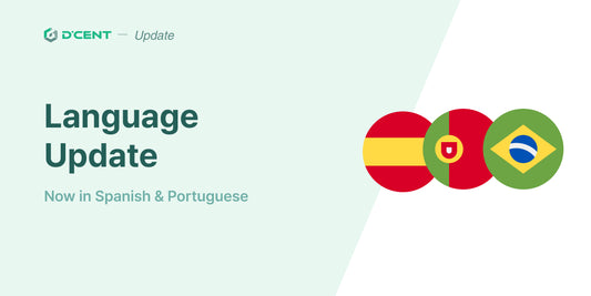 Multilingual Update: D’CENT Wallet Adds Spanish and Portuguese Language Options